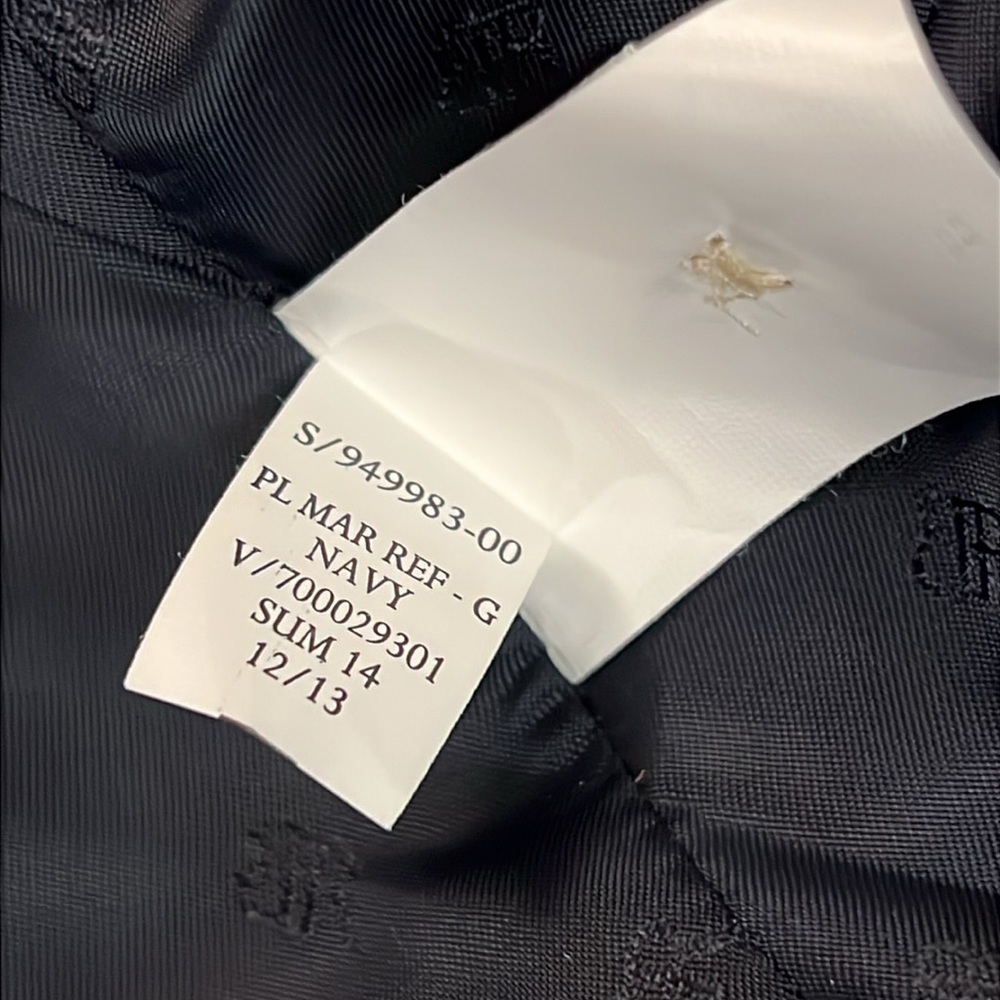 New Banana Republic Blazer Jacket Navy/White Checked Cotton Stretch Lined Size 4 - Picture 12 of 16